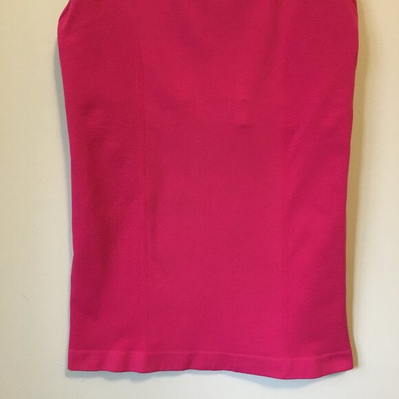 Hot Pink Barbiecore Stretchy Racerback Back Tank Top With Inbuilt Bra - Picture 4 of 11